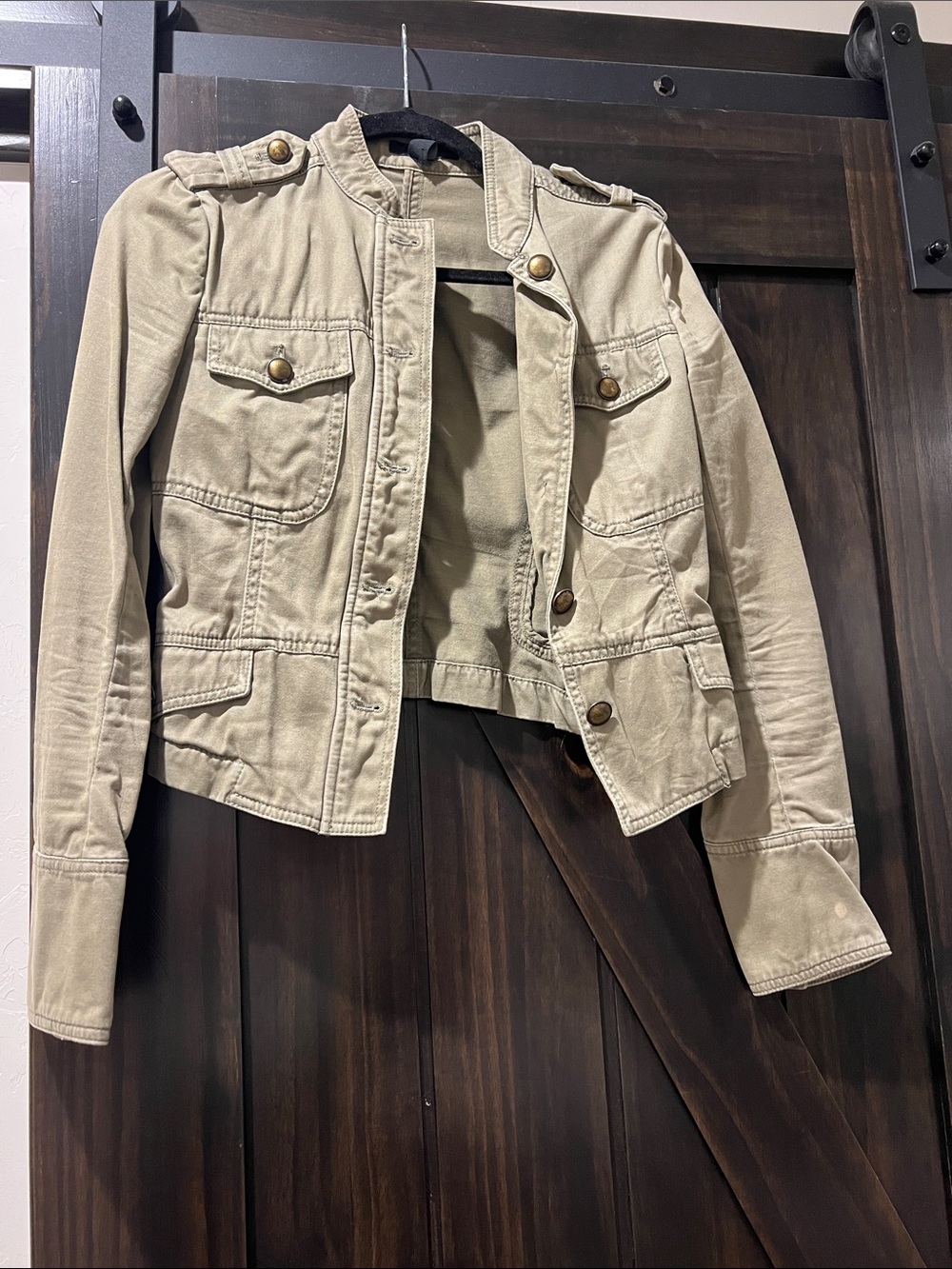 Express Cotton Utility Jacket - Green